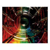 Abstract gekleurde potlood regenboog perfect poster (Voorkant)