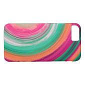 Abstract gekleurde Twist Art-achtergrond #12 Case-Mate iPhone Case (Achterkant (Horizontaal))