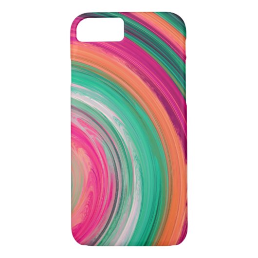 Abstract gekleurde Twist Art-achtergrond #12 Case-Mate iPhone Case (Achterkant)