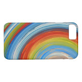 Abstract gekleurde Twist Art-achtergrond #14 Case-Mate iPhone Case (Achterkant (Horizontaal))