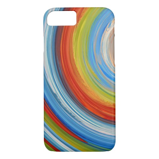 Abstract gekleurde Twist Art-achtergrond #14 Case-Mate iPhone Case (Achterkant)