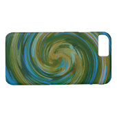 Abstract gekleurde Twist Art-achtergrond #24 Case-Mate iPhone Case (Achterkant (Horizontaal))