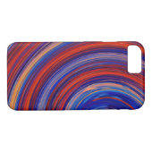 Abstract gekleurde Twist Art-achtergrond #26 Case-Mate iPhone Case (Achterkant (Horizontaal))