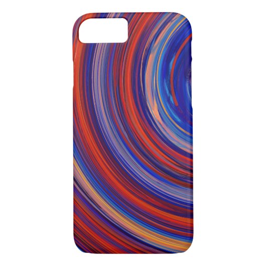 Abstract gekleurde Twist Art-achtergrond #26 Case-Mate iPhone Case (Achterkant)