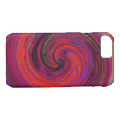 Abstract gekleurde Twist Art-achtergrond #30 Case-Mate iPhone Case (Achterkant (Horizontaal))