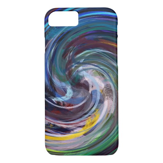 Abstract gekleurde Twist Art-achtergrond #36 Case-Mate iPhone Case (Achterkant)