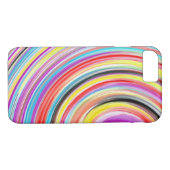 Abstract gekleurde Twist Art-achtergrond Case-Mate iPhone Case (Achterkant (Horizontaal))