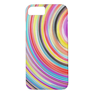 Abstract gekleurde Twist Art-achtergrond iPhone 8/7 Hoesje