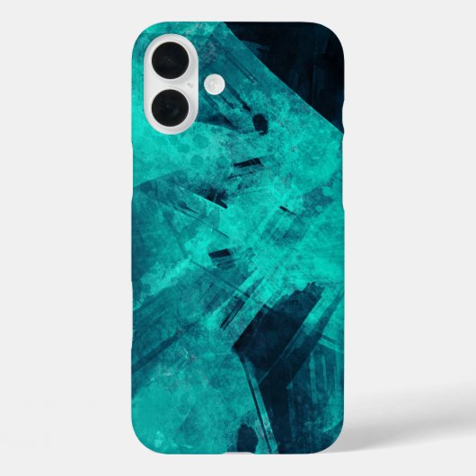 Abstract gekookte blauwe kunst Case-Mate iPhone case (Achterkant)