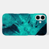 Abstract gekookte blauwe kunst Case-Mate iPhone case (Achterkant (horizontaal))