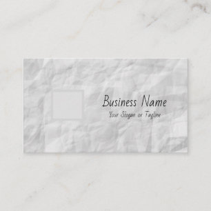 Abstract gekreukeld papier Professional Visitekaartje