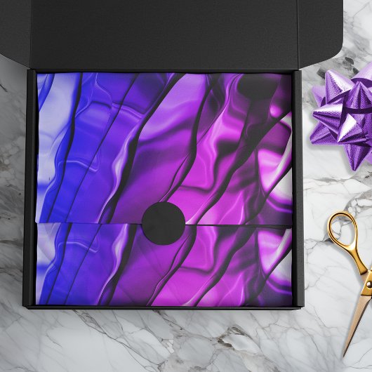 Abstract gelaagd Stropdas verven met meerdere Paar Tissuepapier