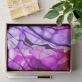 Abstract gelaagd Stropdas Verven multi-roze Tissuepapier (Geschenk)