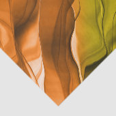 Abstract gelaagd Stropdas verven Oranje geel vaart Tissuepapier (Detail)