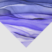 Abstract gelaagd Stropdas Verven van multi-blauw v Tissuepapier (Detail)