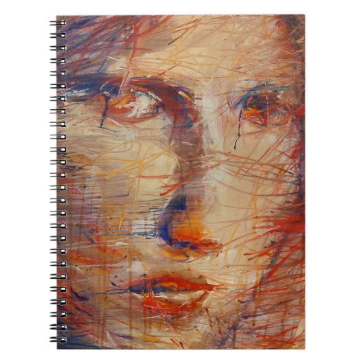 Abstract gelaat notitieboek (Voorkant)