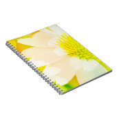 Abstract gele Notitieboek voor het bladerdagblad (Rechterzijde)