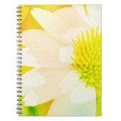 Abstract gele Notitieboek voor het bladerdagblad (Voorkant)