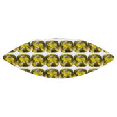 Abstract gele patroon american football (Paneel)