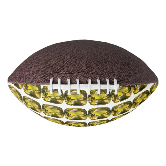 Abstract gele patroon american football (Voorkant)