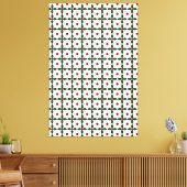 Abstract gele patroon canvas afdruk (Insitu (Woonkamer))