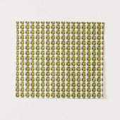 Abstract gele patroon wandkleed (Voorkant (horizontaal))