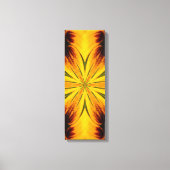 Abstract Gellow Brown Green Pattern Canvas afdrukk Afdruk (Voorkant)