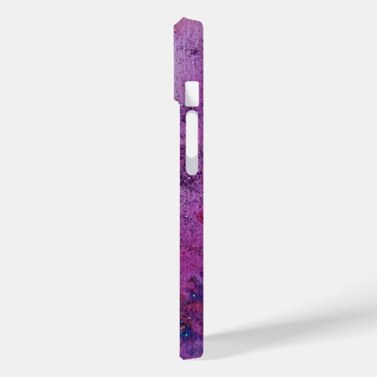 ABSTRACT GEM MONOGRAM paars geel Case-Mate iPhone Case (Achterkant / Links)