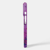 ABSTRACT GEM MONOGRAM paars geel Case-Mate iPhone Case (Achterkant / Links)