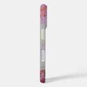 ABSTRACT GEM MONOGRAM paars geel Case-Mate iPhone Case (Achterkant / Rechts)