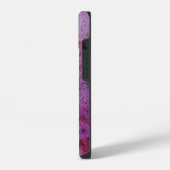 ABSTRACT GEM MONOGRAM paars geel iPhone Hoesje (Linkerkant)