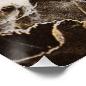 Abstract, gemarmerd expressionisme van Shirley Tay Poster (Hoek)