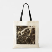 Abstract, gemarmerd expressionisme van Shirley Tay Tote Bag (Achterkant)