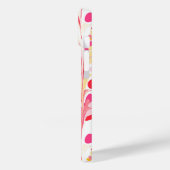 Abstract gemarmerd patroonroze Case-Mate iPhone case (Achterkant / Links)