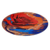 Abstract gemarmerd Roos Snijplank (Hoek)