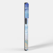 Abstract Gemengde Media Blauw Turquoise Geel Case-Mate iPhone Case (Achterkant / Rechts)