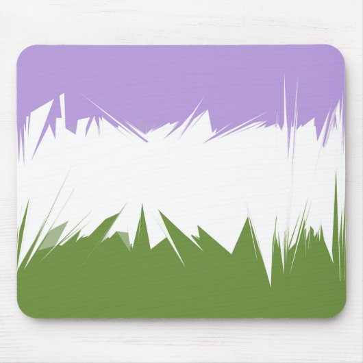 Abstract Genderqueer Pride-vlag Muismat (Voorkant)