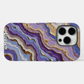 Abstract Geode Fluid Art Pattern Case-Mate iPhone Case (Achterkant (horizontaal))