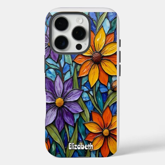 Abstract Geode Fluid Art Pattern Case-Mate iPhone Case (Achterkant)