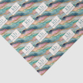 Abstract Geode Patroon Sieraden Zakelijk Logo Tissuepapier (Detail)