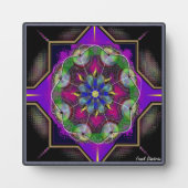 Abstract geomeriseerd design tablet Plaque Fotoplaat (Voorkant)