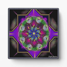 Abstract geomeriseerd design tablet Plaque