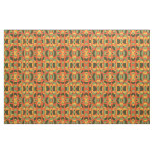 Abstract Geometric 3-D Oranje Green Modern Stof (Yard (91,4 cm))