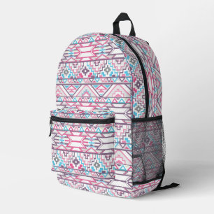 Abstract Geometric Aztec Pattern Bedrukte Rugzak