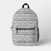 Abstract Geometric Aztec Pattern Bedrukte Rugzak (Voorkant)