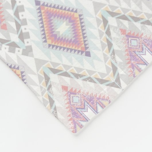 Abstract Geometric Aztec Pattern Fleece Deken (Hoek)