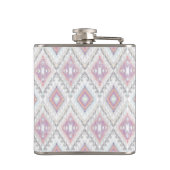 Abstract Geometric Aztec Pattern Heupfles (Achterkant)