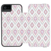 Abstract Geometric Aztec Pattern Incipio iPhone Portemonnee Hoesje (Agenda Open)