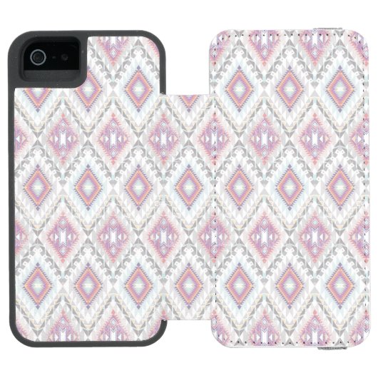 Abstract Geometric Aztec Pattern Incipio iPhone Portemonnee Hoesje (Agenda Open)