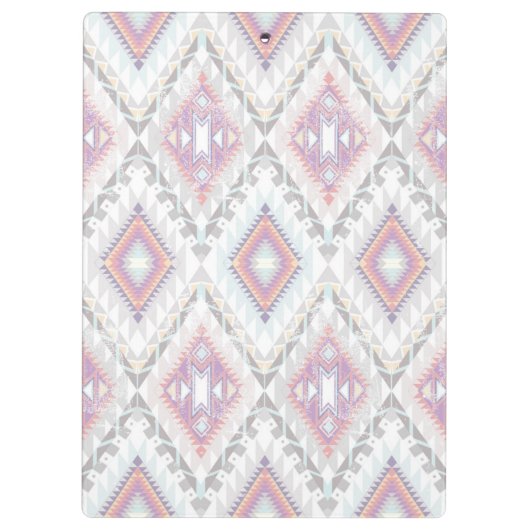 Abstract Geometric Aztec Pattern Klembord (Achterkant)